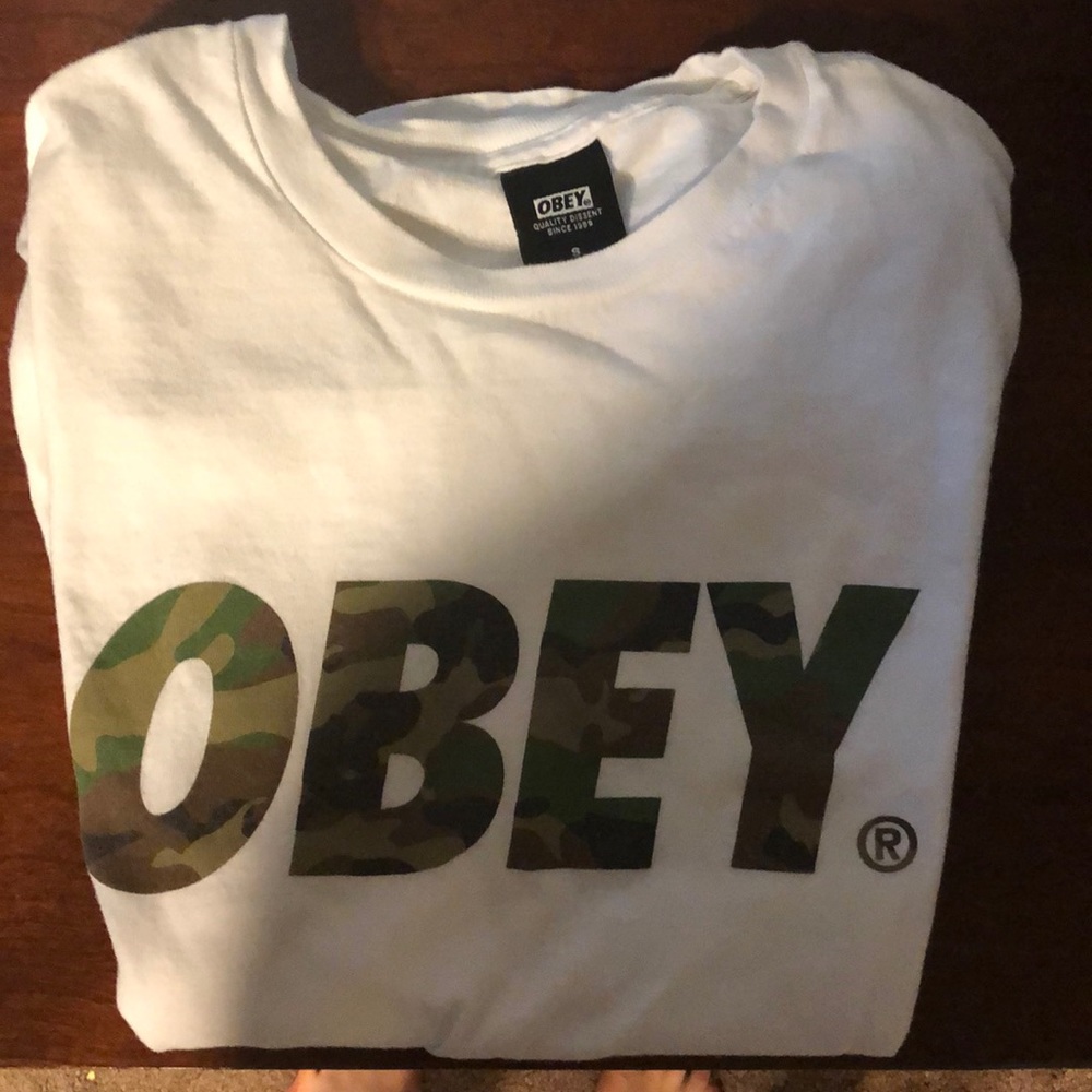 Obey White Tee